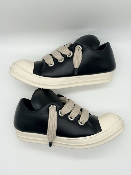 Size 13 - Rick Owens Luxor Jumbo Padded Low Black Milk