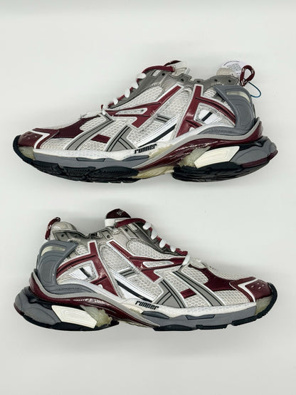 Size 10 - Balenciaga Runner Sneaker Burgundy
