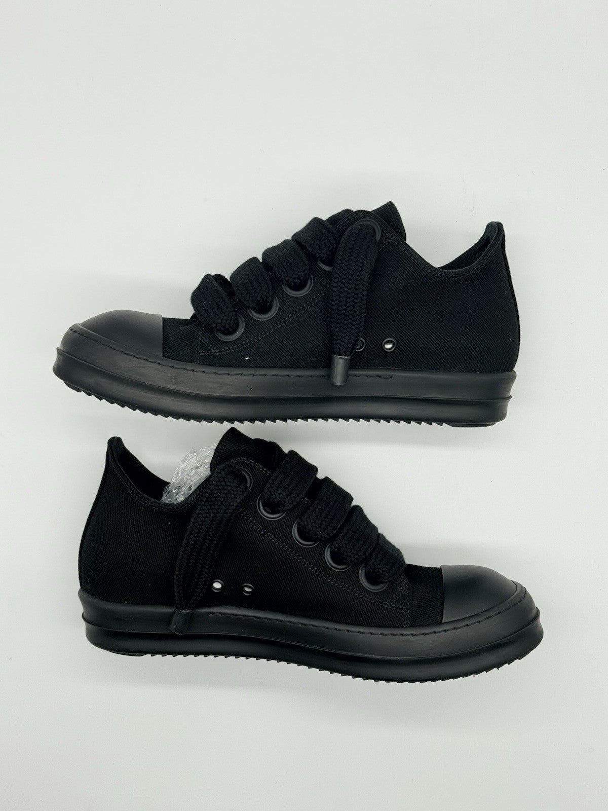 Size 7 - Rick Owens DRKSHDW Jumbo Laced Ramone Low Black