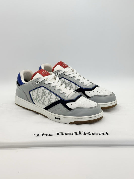 Size 12 - Dior B27 Low Dior Oblique Galaxy - Grey Blue Red