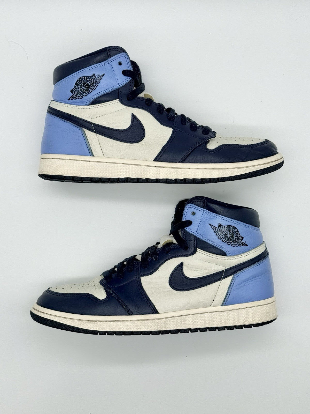 Size 10 - Jordan 1 Retro OG High Obsidian UNC 2019