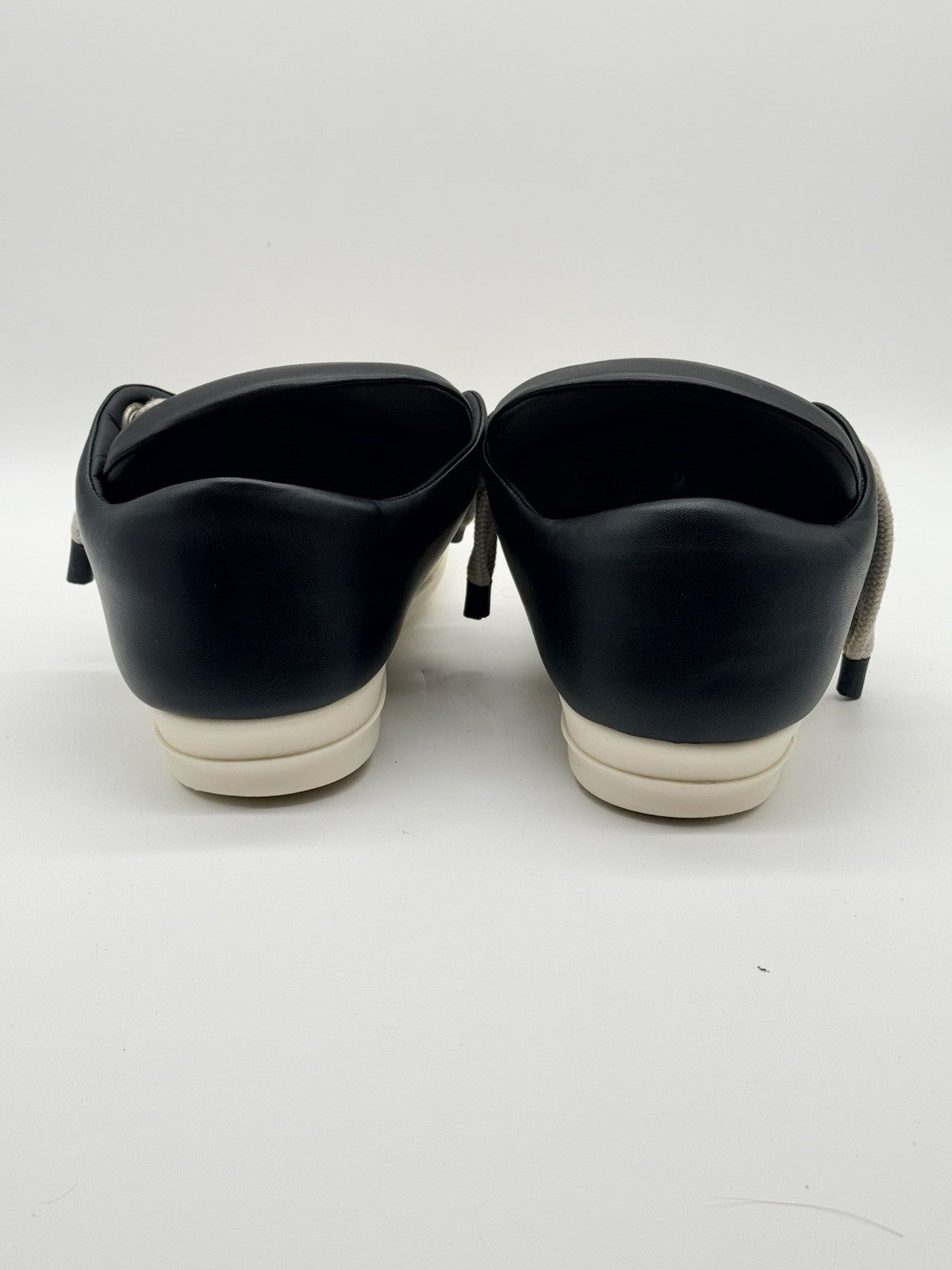 Size 13 - Rick Owens Luxor Jumbo Padded Low Black Milk