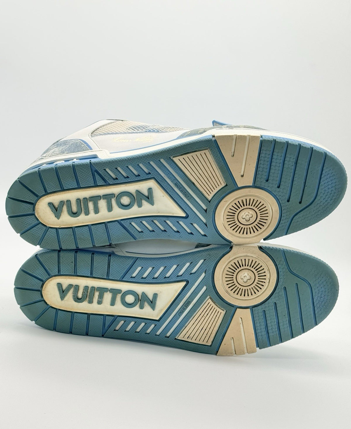 Size 12 - Louis Vuitton Trainer Blue Strap