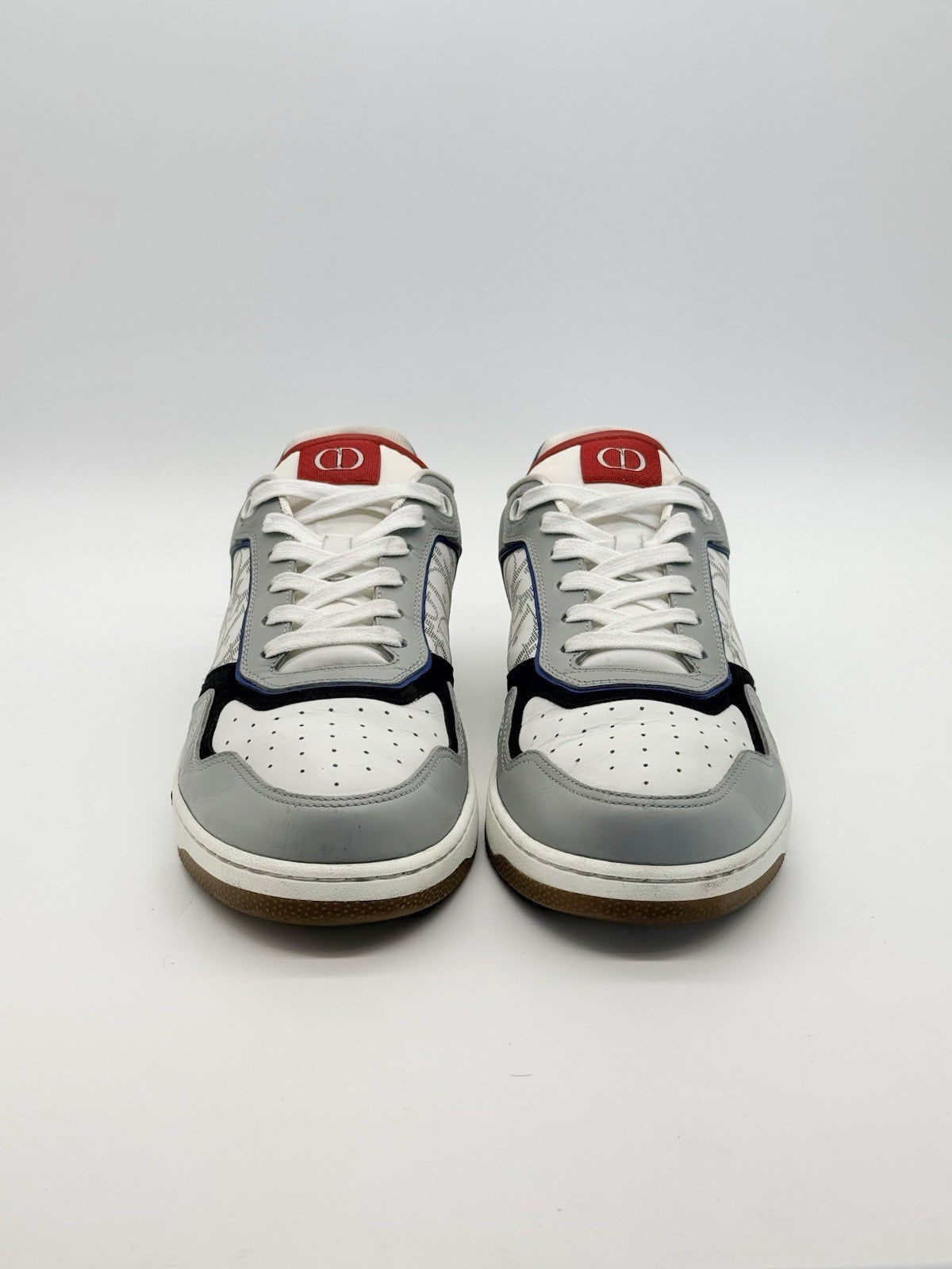 Size 12 - Dior B27 Low Dior Oblique Galaxy - Grey Blue Red