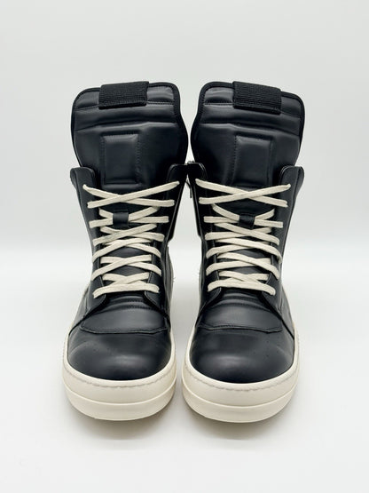 Size 9 - Rick Owens Geobasket Black Milk