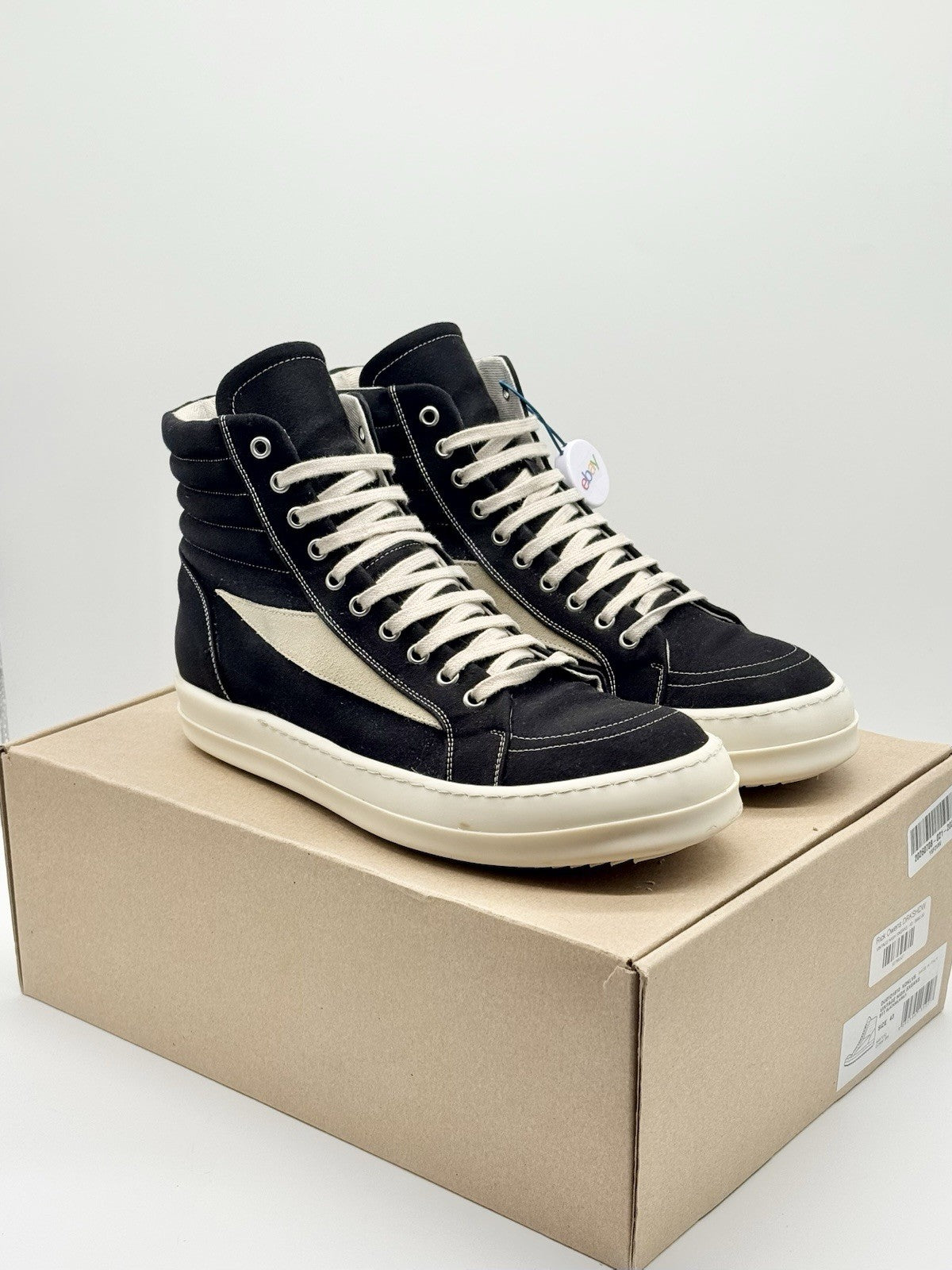 Size 10 - Rick Owens DRKSHDW Vintage High Black Milk