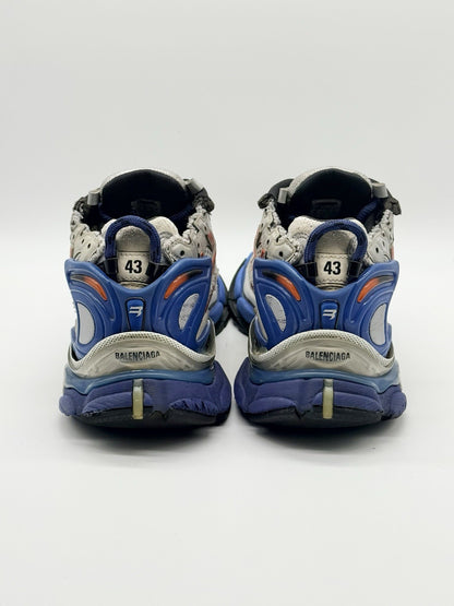 Size 10 - Balenciaga Runner Sneaker Grey Red Blue