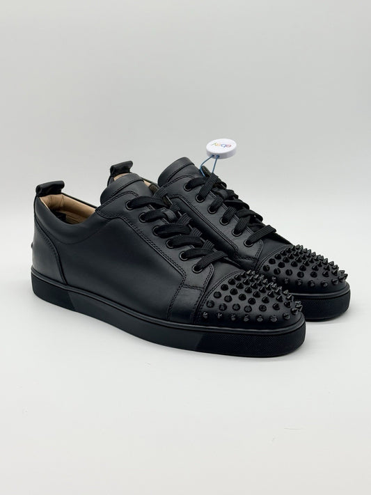 WORN ONCE Size 11.5 - Christian Louboutin Sneakers Low Black Junior Spikes