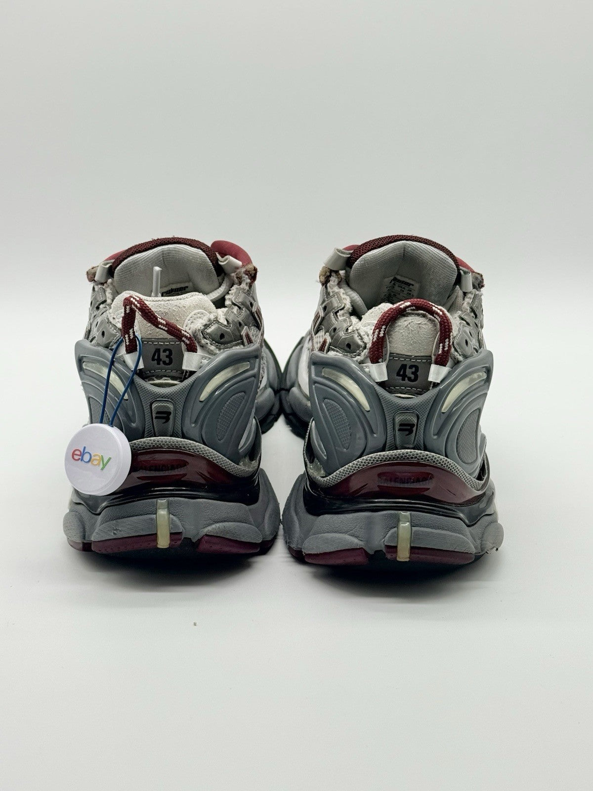 Size 10 - Balenciaga Runner Sneaker Burgundy