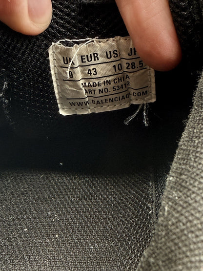 Size 10 - Balenciaga Triple S Sneaker Triple Black
