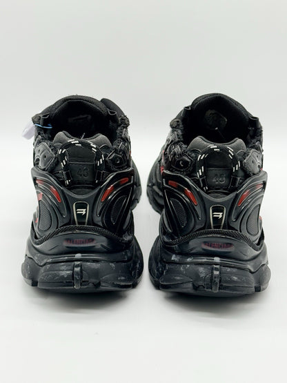 Size 13 - Balenciaga Runner Sneaker Graffiti - Black Red