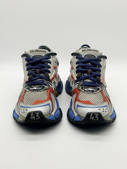 Size 10 - Balenciaga Runner Sneaker Grey Red Blue