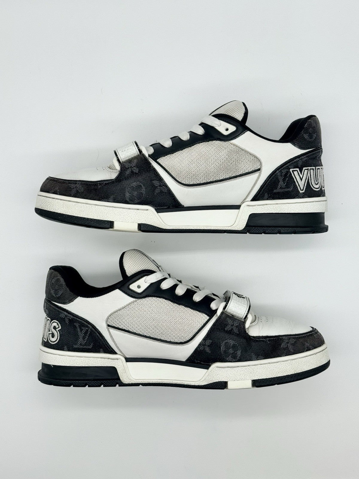 Size 9 - Louis Vuitton Trainer Low Strap Black