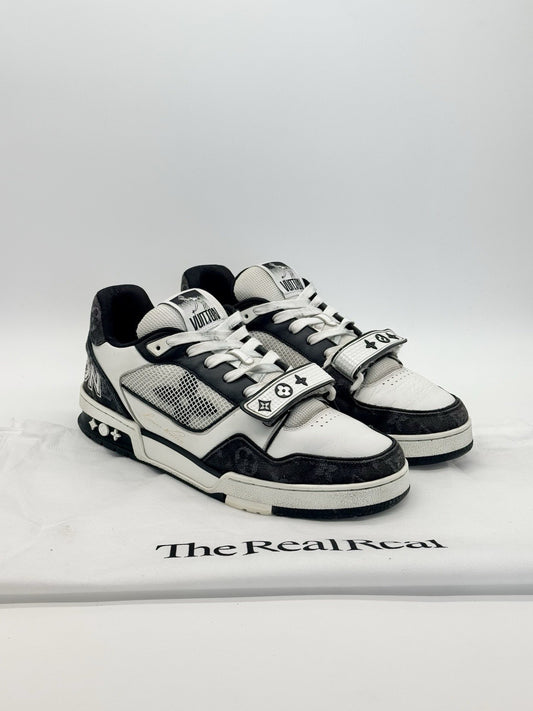 Size 9 - Louis Vuitton Trainer Low Strap Black