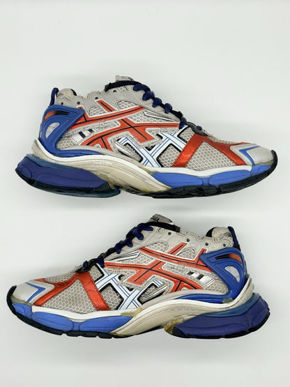 Size 10 - Balenciaga Runner Sneaker Grey Red Blue