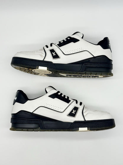 Size 9.5 - Louis Vuitton Trainer Low White Black