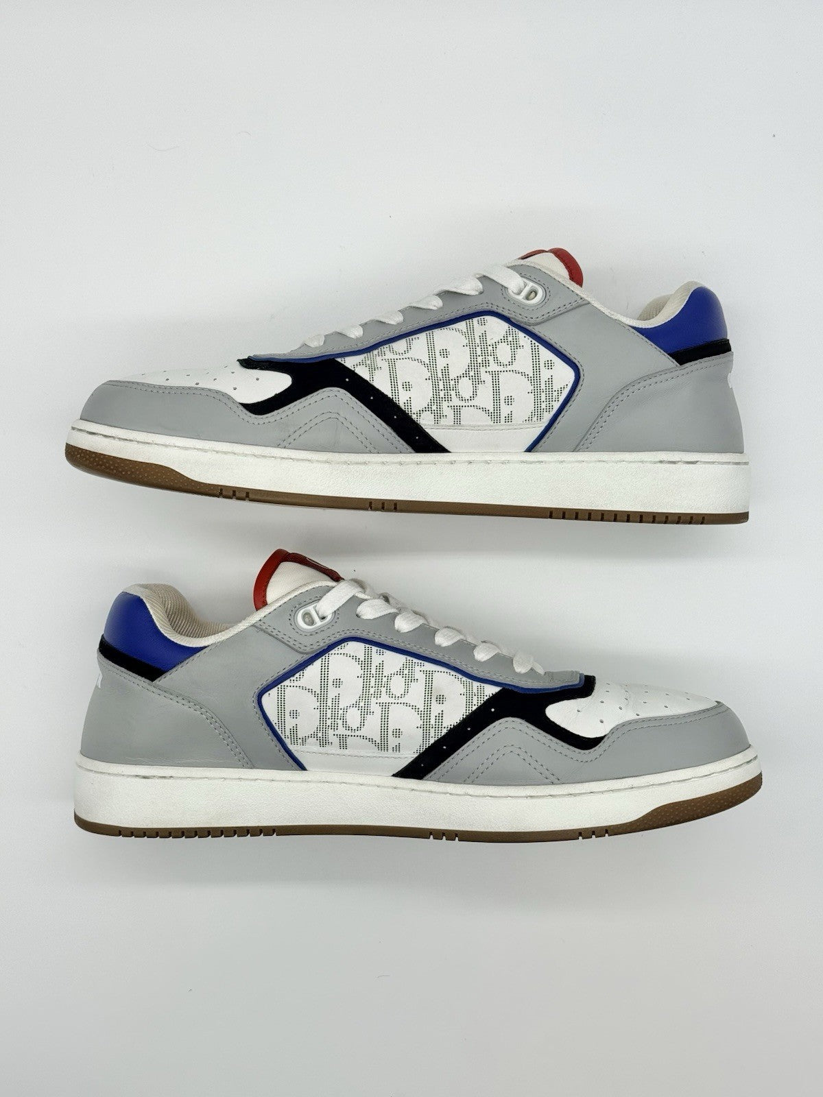 Size 12 - Dior B27 Low Dior Oblique Galaxy - Grey Blue Red