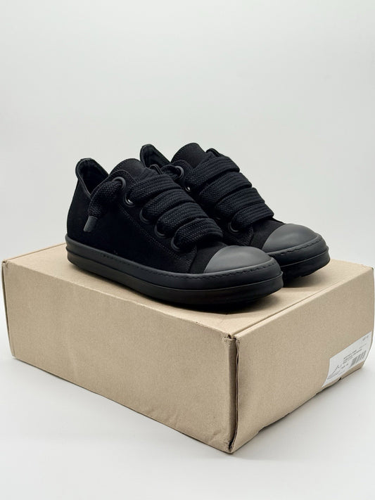 Size 7 - Rick Owens DRKSHDW Jumbo Laced Ramone Low Black