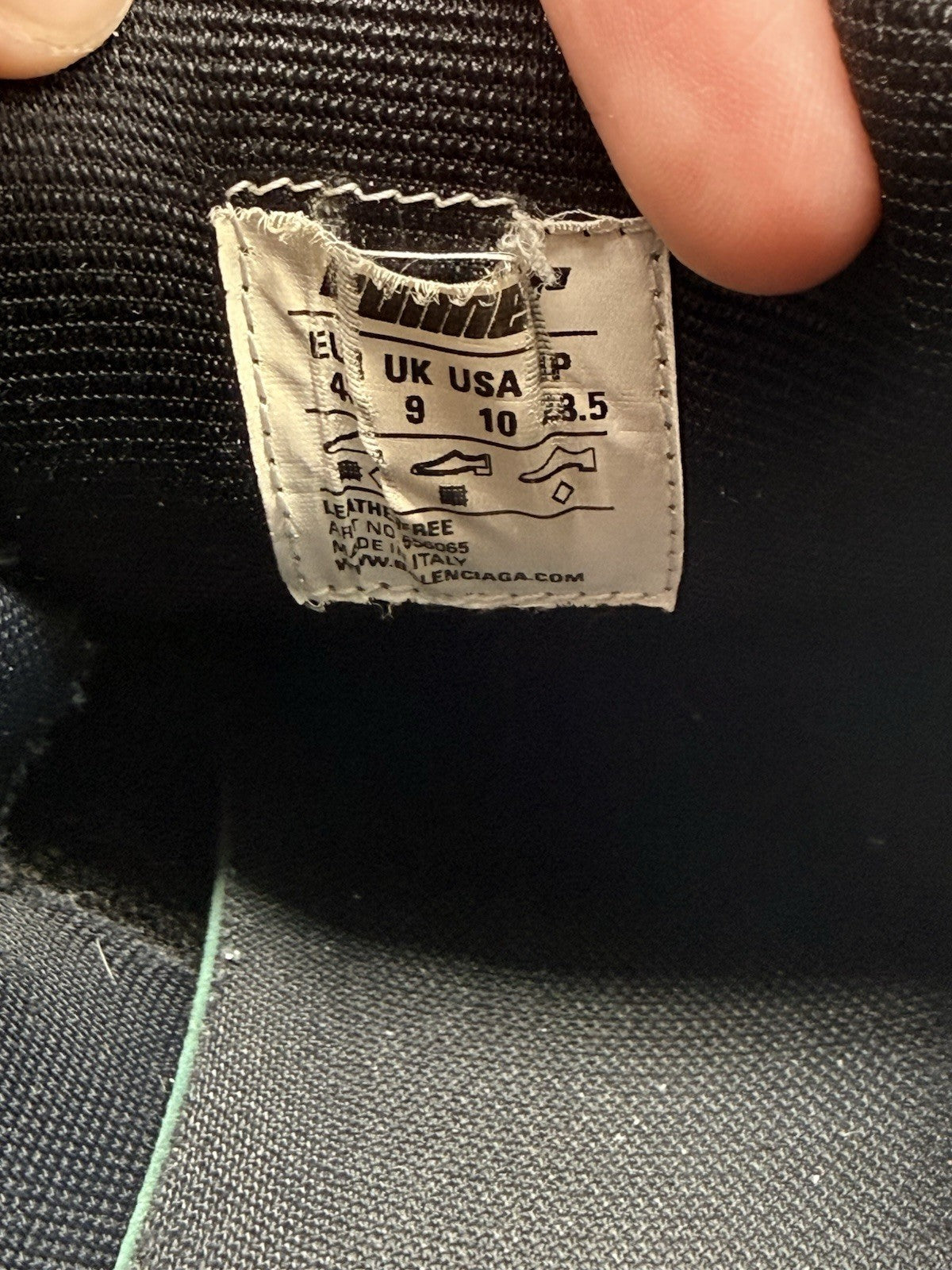 Size 10 - Balenciaga Runner Sneaker Black