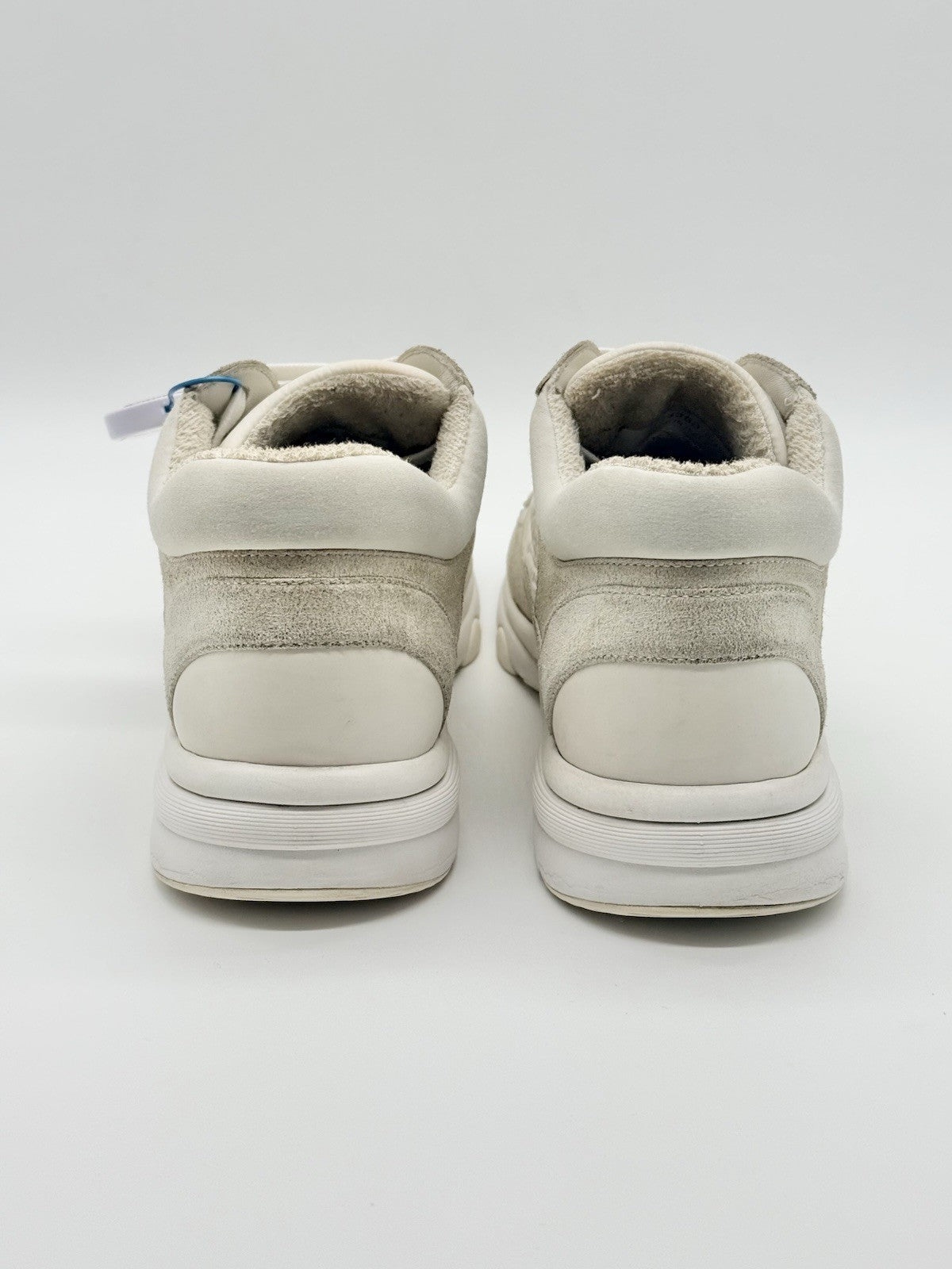 Size 7.5 - Chanel CC Logo Sneaker White