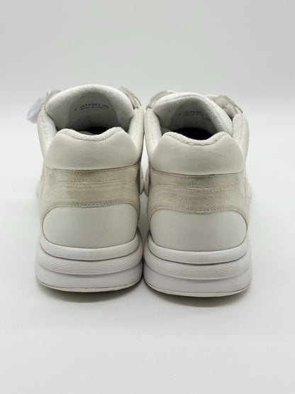 Size 12 - Chanel CC Logo Sneaker White Suede