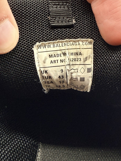 Size 10 - Balenciaga Track Triple Black