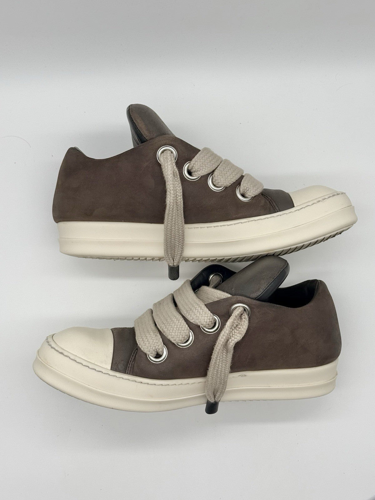 Size 9 - Rick Owens Luxor Jumbo Padded Low Brown Milk