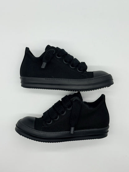 Size 7 - Rick Owens DRKSHDW Jumbo Laced Ramone Low Black