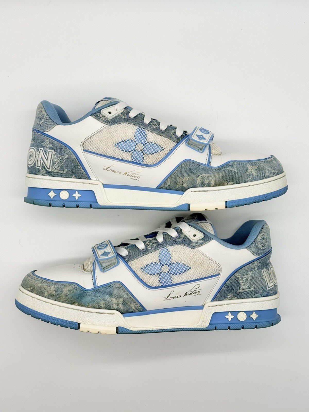 Size 12 - Louis Vuitton Trainer Blue Strap