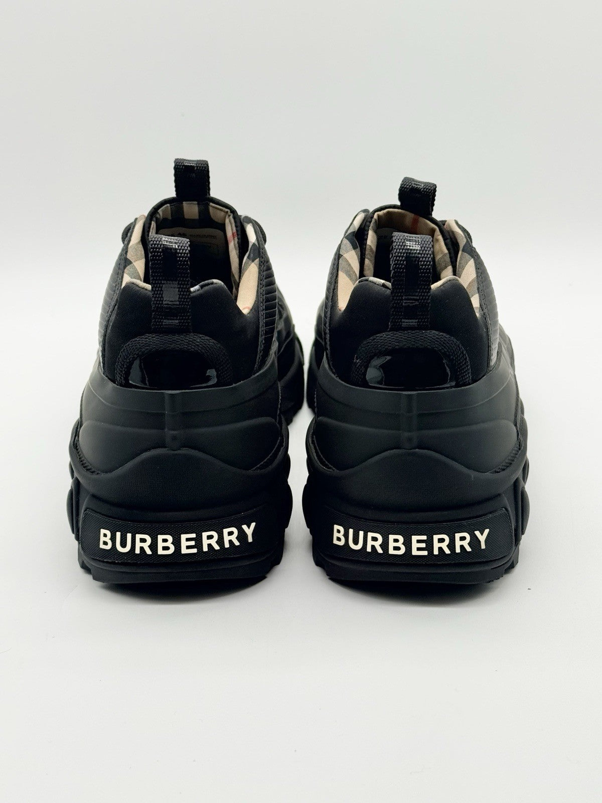 Size 12 - Burberry Arthur Sneaker Black