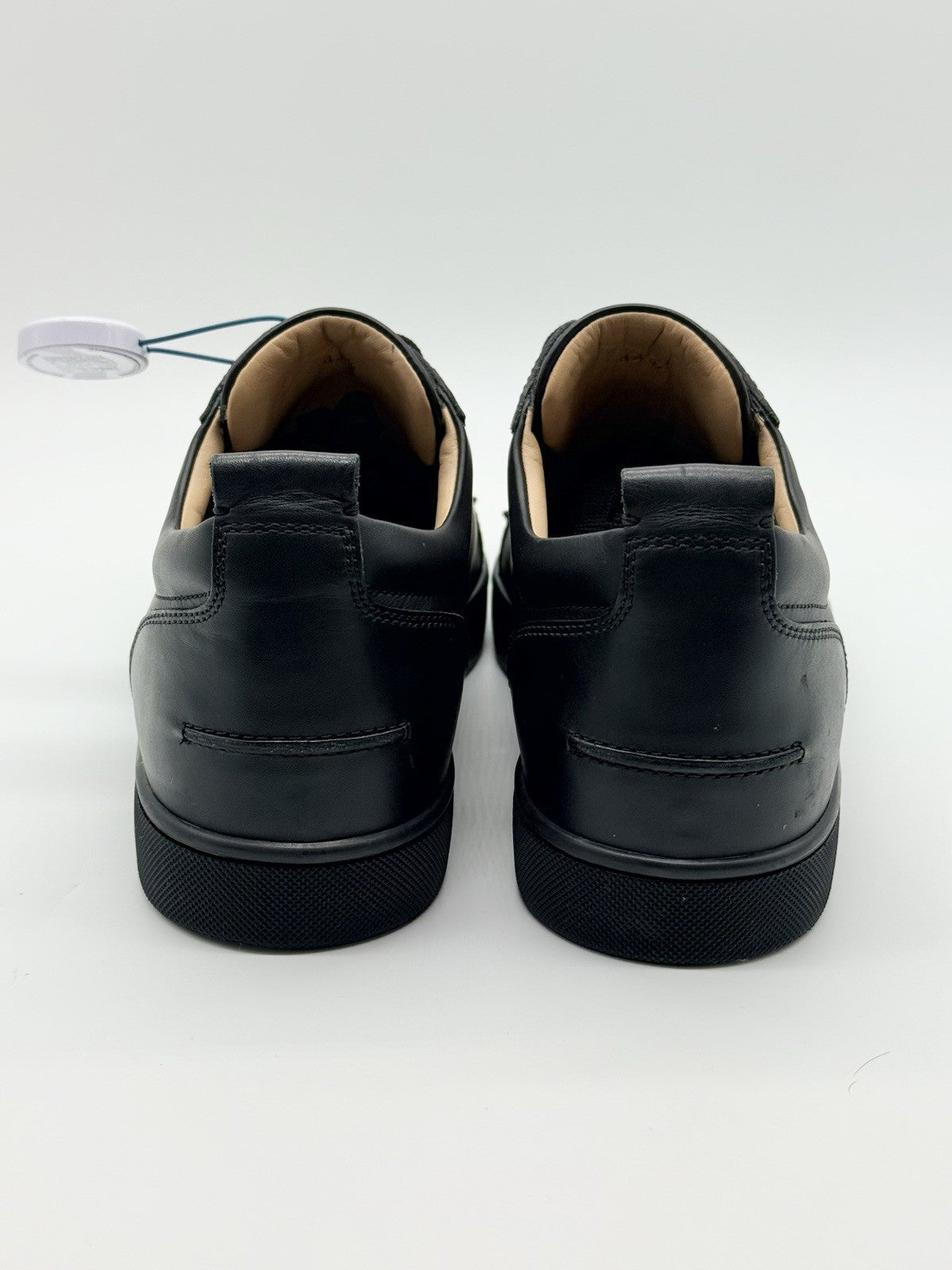 WORN ONCE Size 11.5 - Christian Louboutin Sneakers Low Black Junior Spikes
