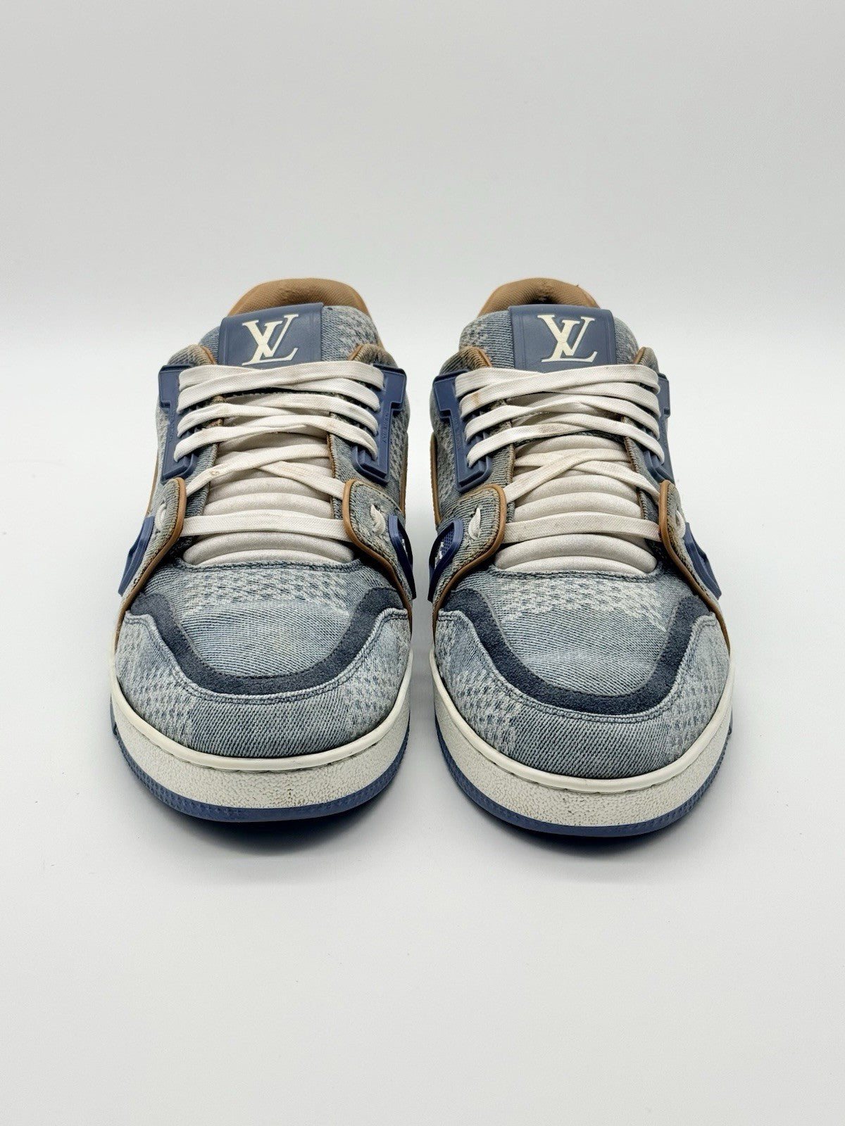 Size 8 - Louis Vuitton Trainer Blue Denim
