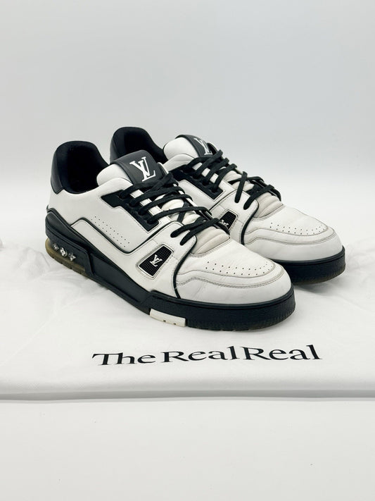 Size 9.5 - Louis Vuitton Trainer Low White Black