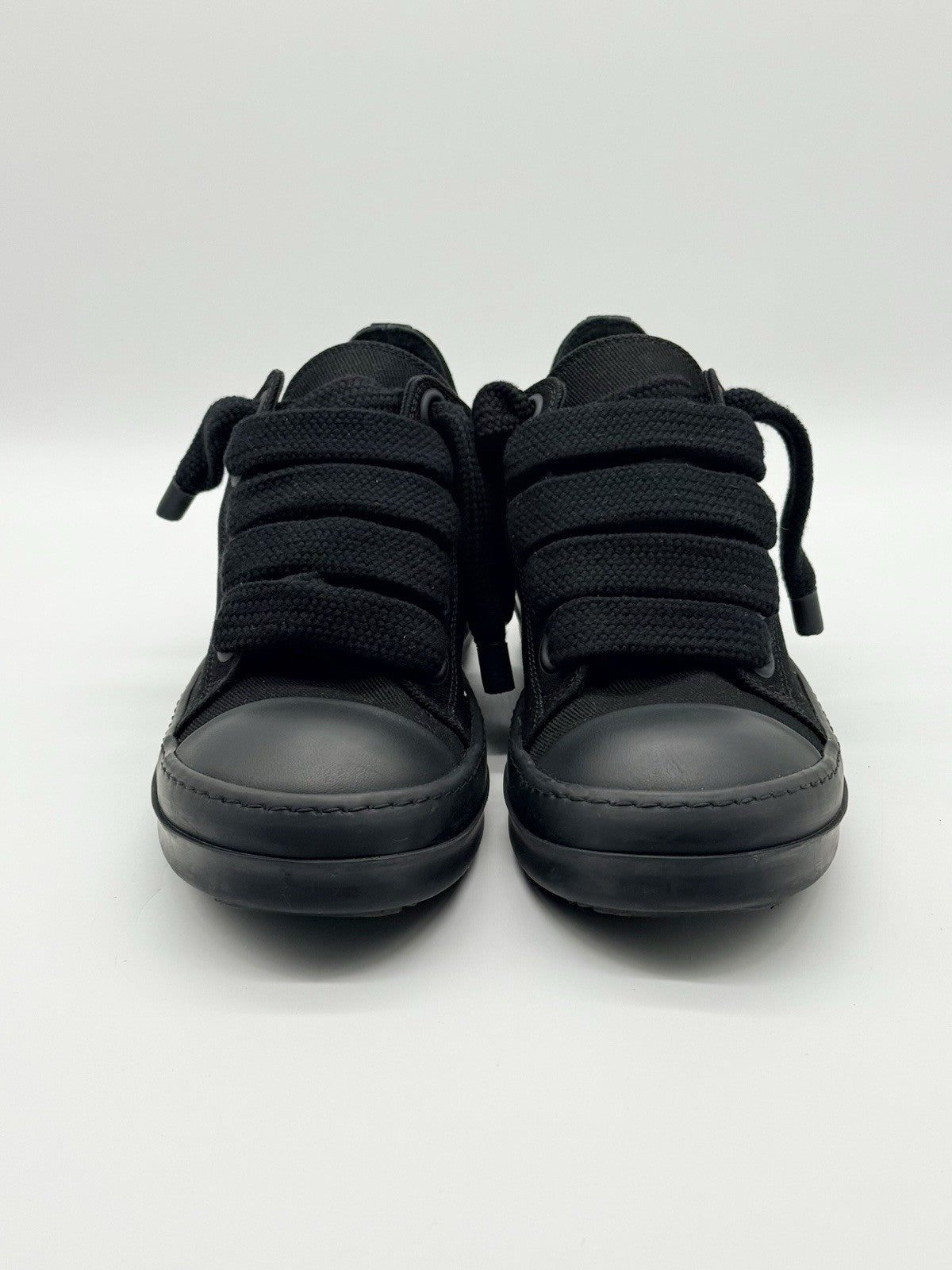 Size 7 - Rick Owens DRKSHDW Jumbo Laced Ramone Low Black