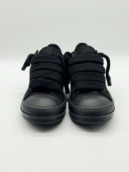 Size 7 - Rick Owens DRKSHDW Jumbo Laced Ramone Low Black