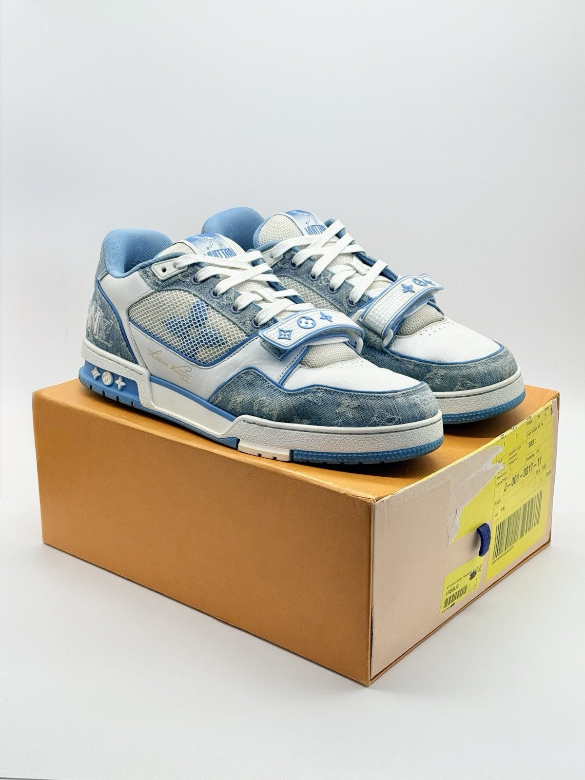 Size 12 - Louis Vuitton Trainer Blue Strap