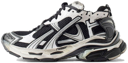 WORN ONCE Size 10 - Balenciaga Runner Sneaker White Black