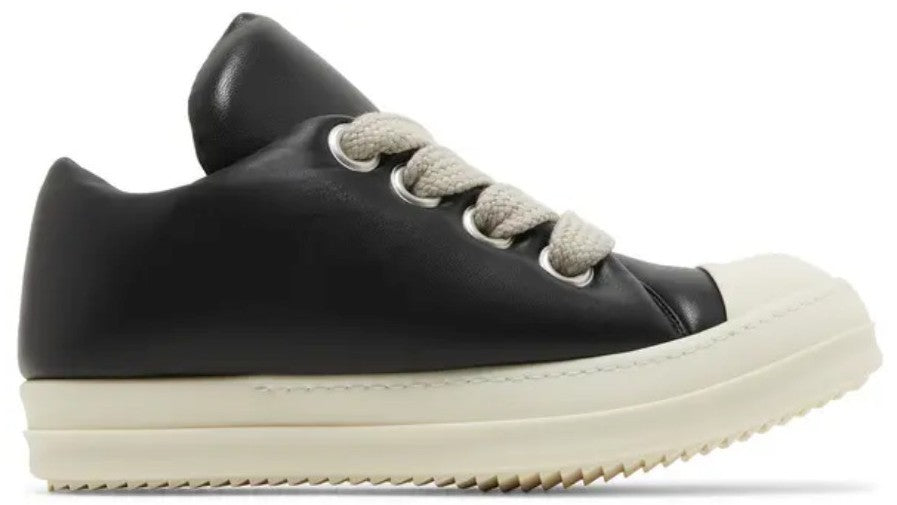 Size 13 - Rick Owens Luxor Jumbo Padded Low Black Milk